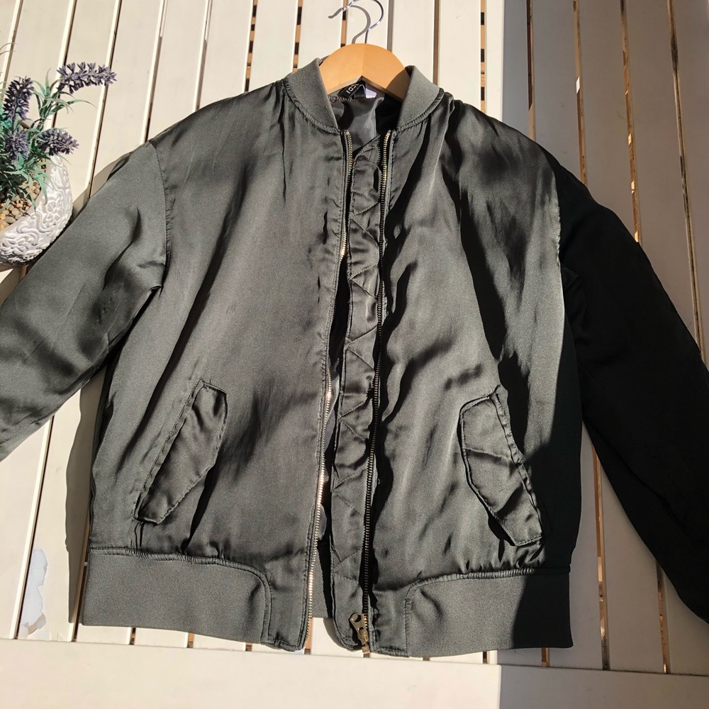 Green Bomber Jacket